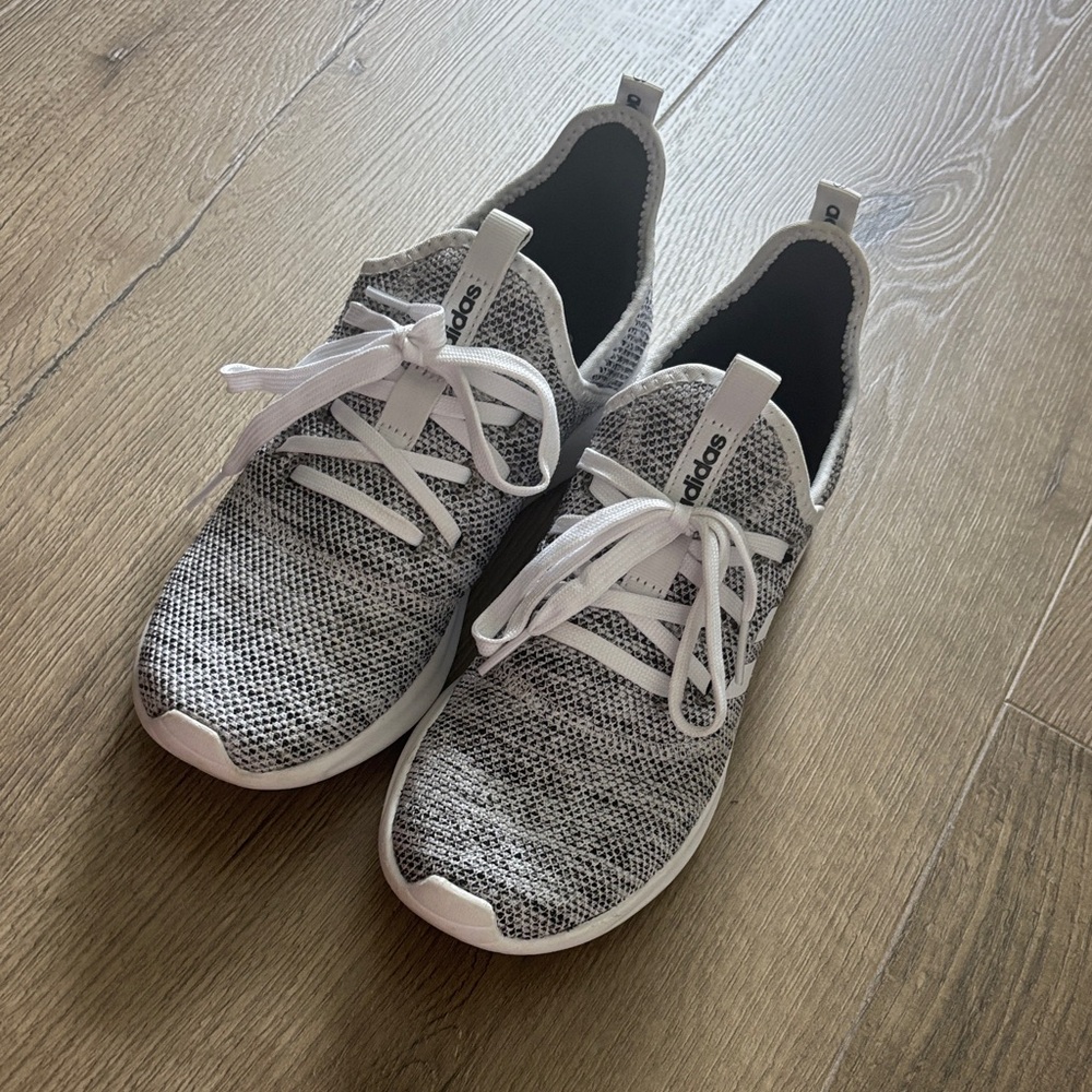 Adidas Knit Sneakers in Black and White
